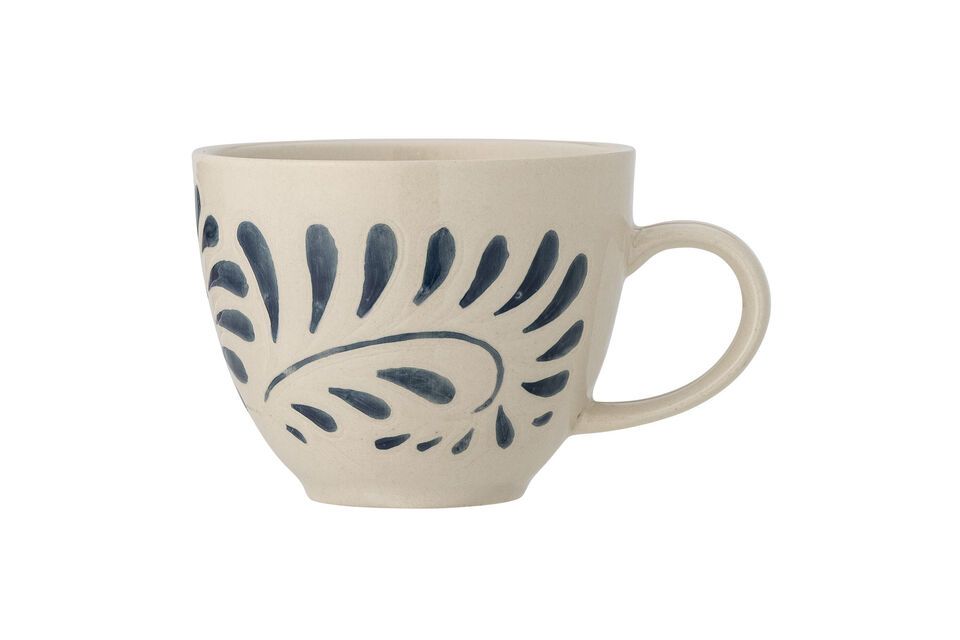 Heikki blue stoneware mug Bloomingville