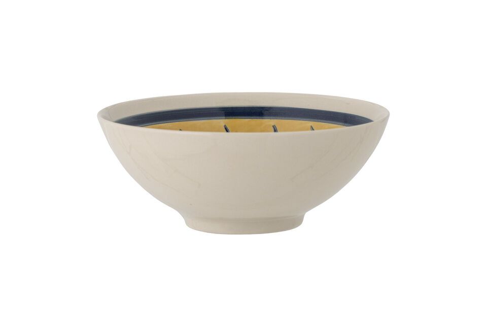 Heikki brown stoneware bowl Bloomingville