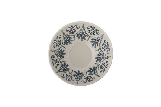 Heikki white stoneware bowl Clipped