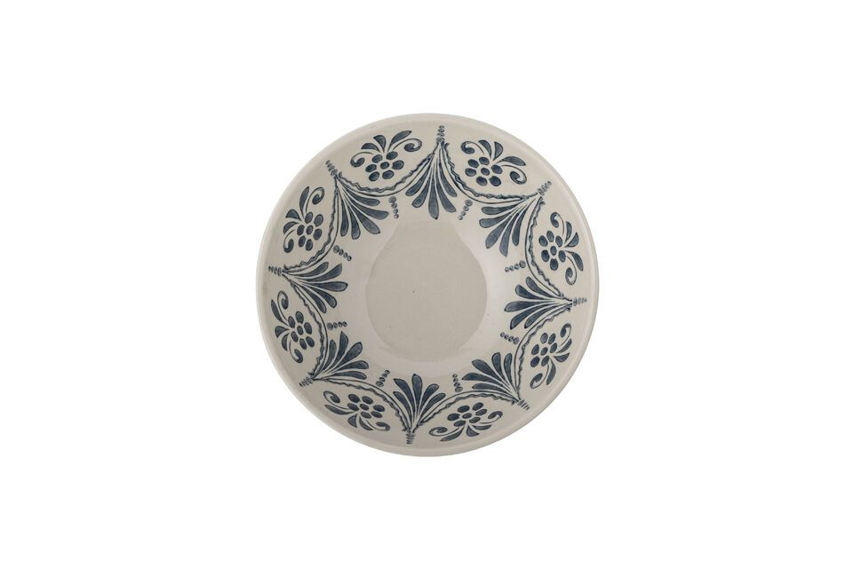 Heikki white stoneware bowl Bloomingville