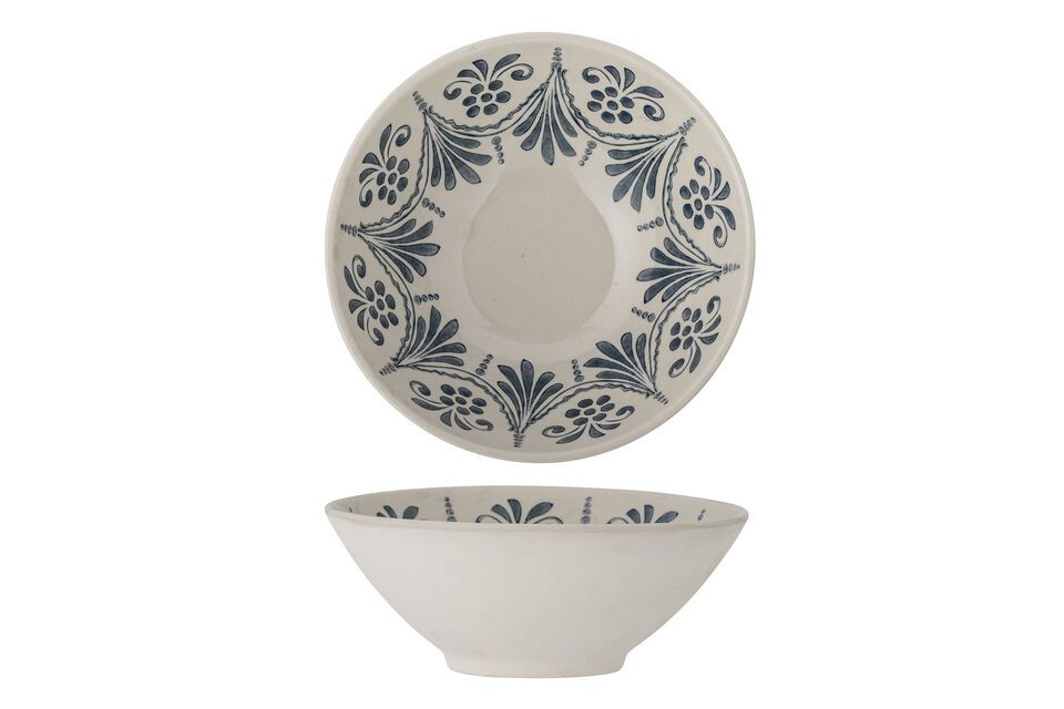 Charm your guests with a unique, hand-painted bowl.