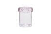 Miniature Heir pink glass jar 1