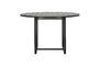 Miniature Helo black metal round dining table Clipped