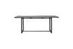 Miniature Helo large black metal dining table 1