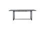 Miniature Helo large black metal dining table Clipped