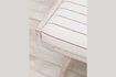 Miniature Hendaye white wooden bench 5