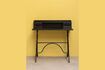 Miniature Henri black metal desk 3