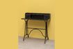 Miniature Henri black metal desk 1