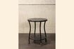 Miniature Henri black metal side table 1