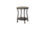 Miniature Henri black metal side table Clipped