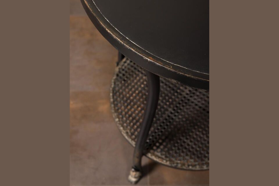 Discover functionality and elegance simplified with our Black Metal Side Table