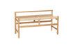 Miniature Heritage light oak wood bench 1