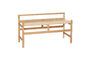 Miniature Heritage light oak wood bench Clipped