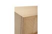 Miniature Herringbone light oak bedside table 8