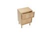 Miniature Herringbone light oak bedside table 5