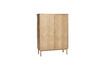 Miniature Herringbone light oak veneer cabinet size M 1