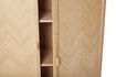 Miniature Herringbone light oak veneer cabinet size M 3