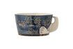 Miniature Hezha blue stoneware bowl 1