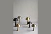 Miniature High table lamp in silver metal Mush 3