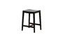 Miniature Hiro black wooden stool Clipped