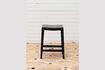 Miniature Hiro black wooden stool 2