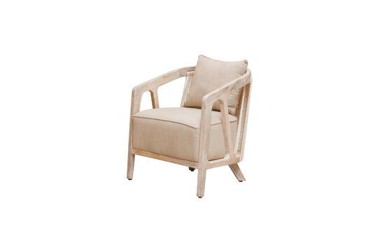 Hisséo light wood armchair Clipped