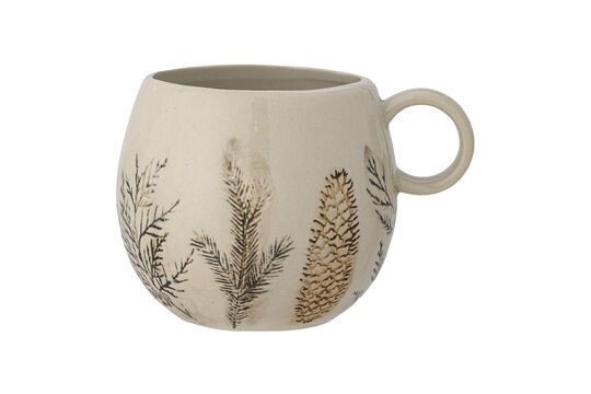 Hollie green stoneware mug Clipped