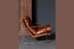 Miniature Homy brown leather armchair 4