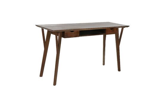 Hopper dark wood desk Clipped