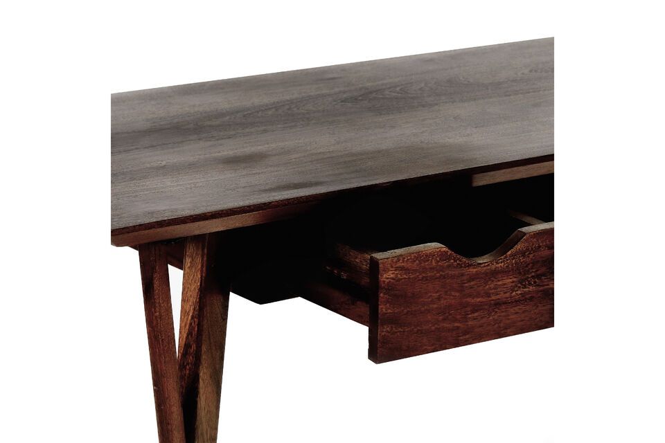 Walnut wood, renowned for its strength and rich grain, lends each piece a unique character