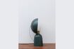 Miniature Hops small table lamp in green metal 3