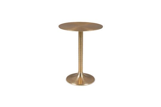 Hynotising golden aluminum side table Clipped