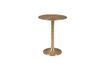 Miniature Hynotising golden aluminum side table 1