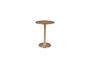 Miniature Hynotising golden aluminum side table Clipped