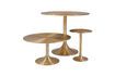 Miniature Hynotising golden aluminum side table 4