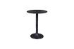 Miniature Hypnotising black aluminum side table 1