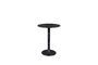 Miniature Hypnotising black aluminum side table Clipped