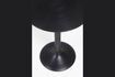 Miniature Hypnotising black aluminum side table 4