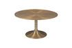 Miniature Hypnotising golden aluminum coffee table 1