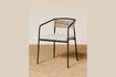 Miniature ICELYN black metal chair 1