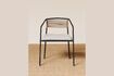 Miniature ICELYN black metal chair 2