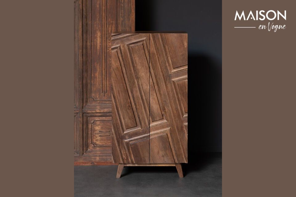 Illusion dark wood cabinet Chehoma