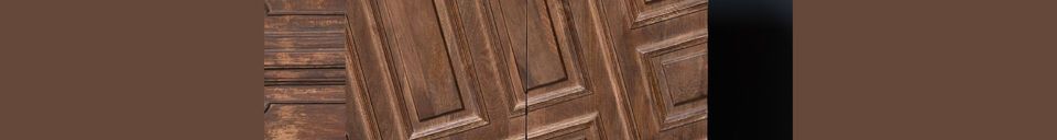 Material Details Illusion dark wood sideboard