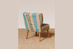 Miniature Indiana multicolored wooden armchair 3