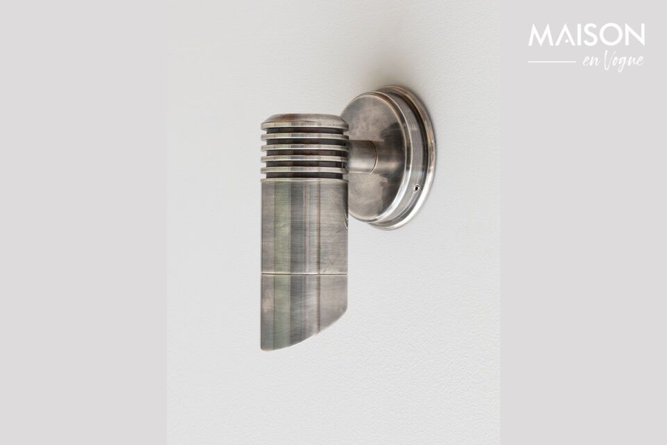 Invention grey brass wall light Chehoma