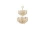 Miniature Iron and natural jute rack Jasket Clipped