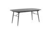 Miniature Italo 8-seater black wooden extendable table 3