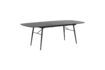 Miniature Italo 8-seater black wooden extendable table 4