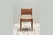 Miniature Itura beige leather chair 4