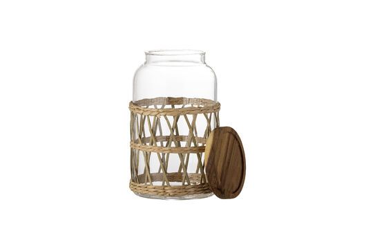 Jar with Clear Glass Lid Manna Clipped